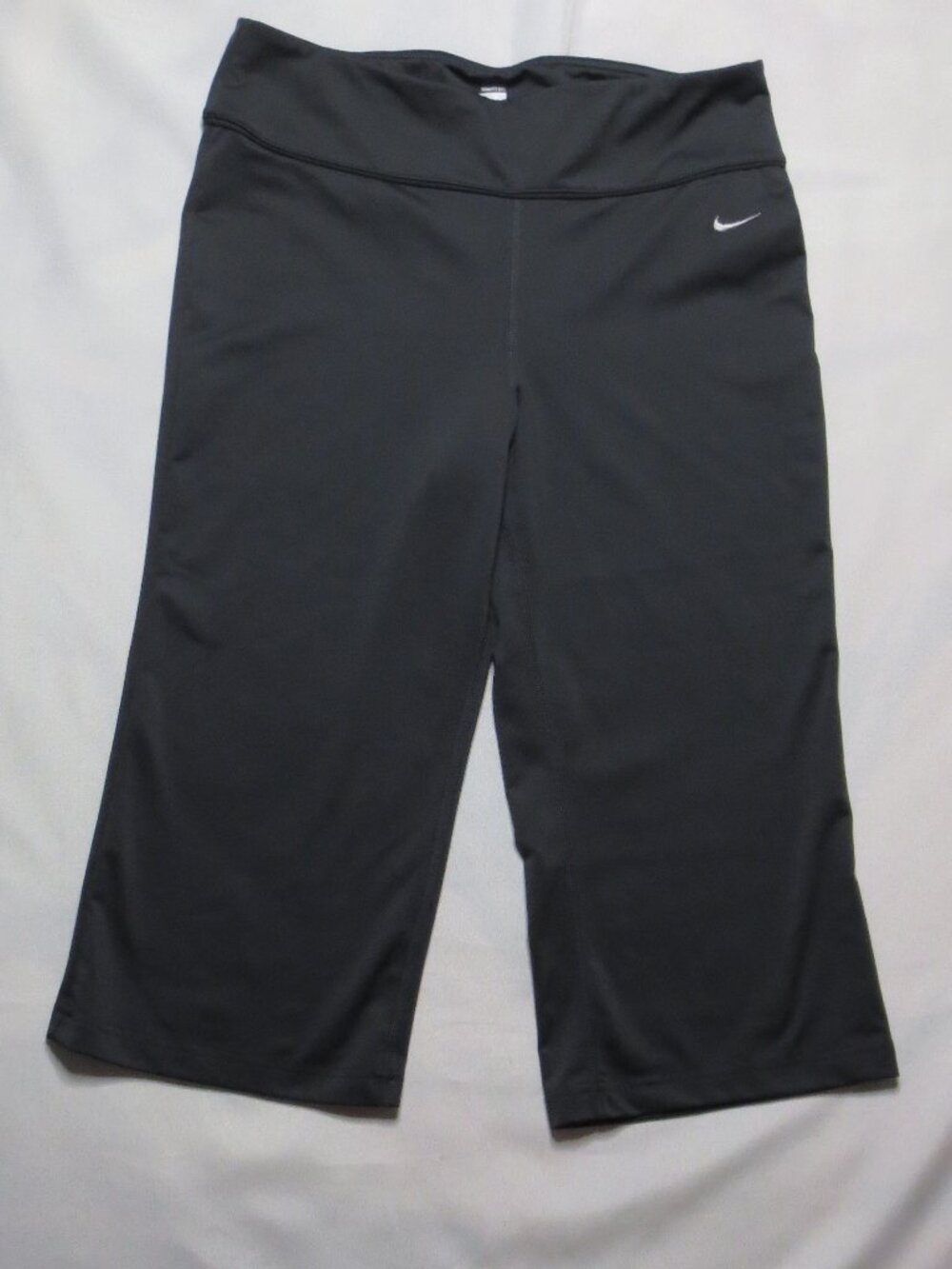 NIKE women ATHLETIC pants GRAY yoga FIT DRY workout COMFY SIZE M 8/10